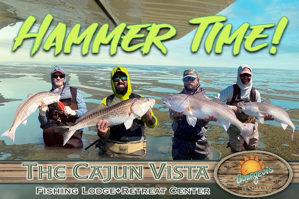 It's Hammer Time! Late Winter Bull Reds and early Spring Speckled Trout on the horizon!